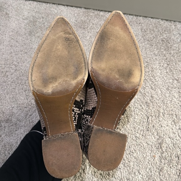 Snake skin leather booties - Picture 5 of 5